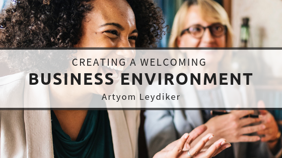 Welcoming Business Artyom Leydiker